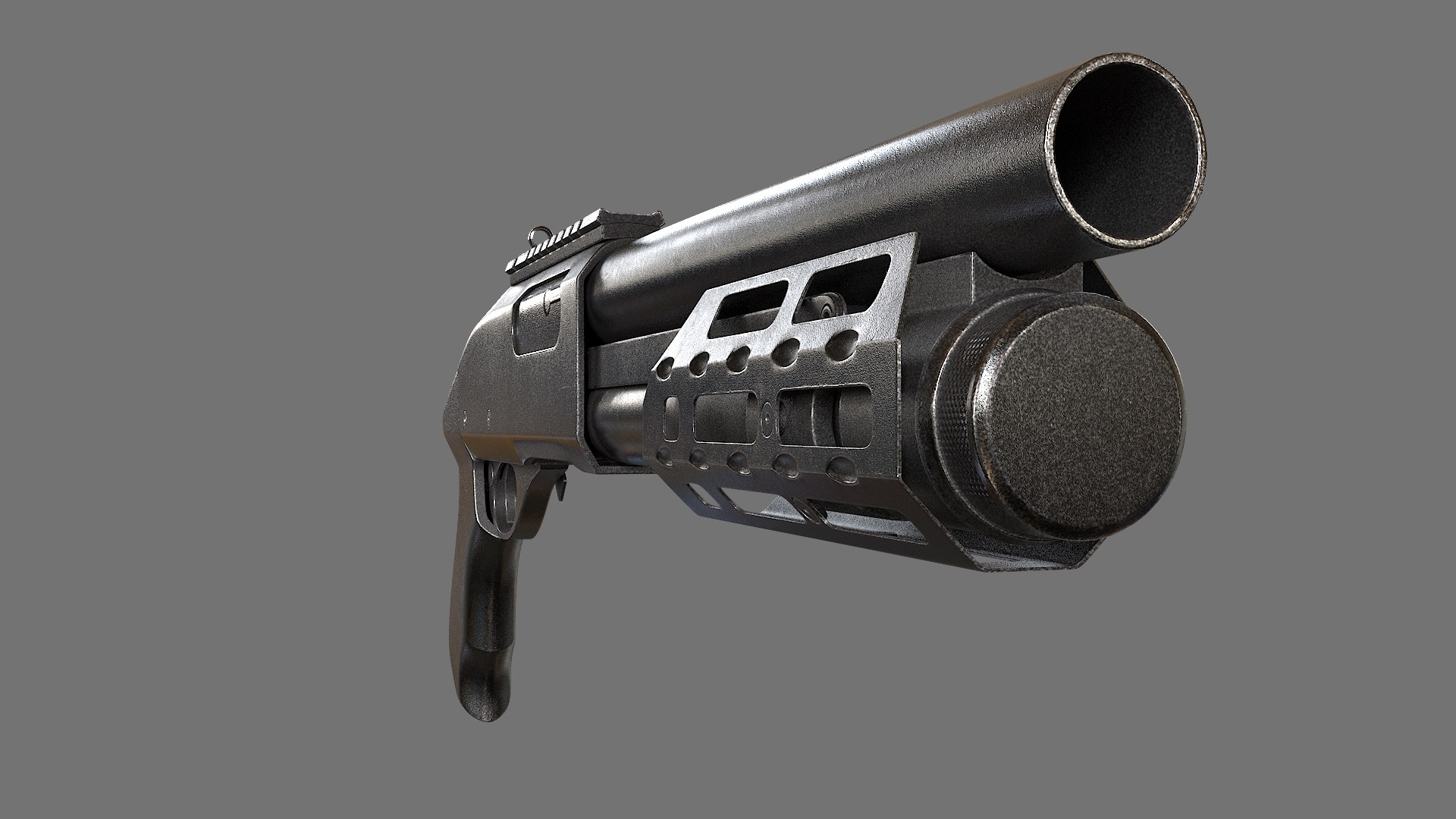 M8879 Shotgun 3D Model - TurboSquid 1981788