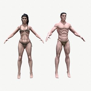 Female and Male Base Characters
