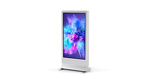 3D Electronic Kiosk Collection model