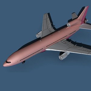 3D Lockheed L-1011-50 Court