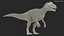 Allosaurus Yellow Coloring Rigged for Cinema 4D