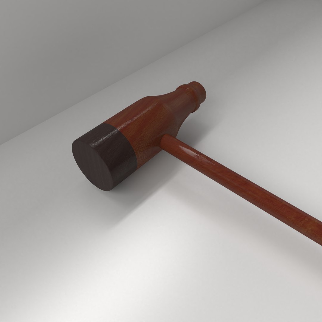 3D woodball mallet TurboSquid 1499667