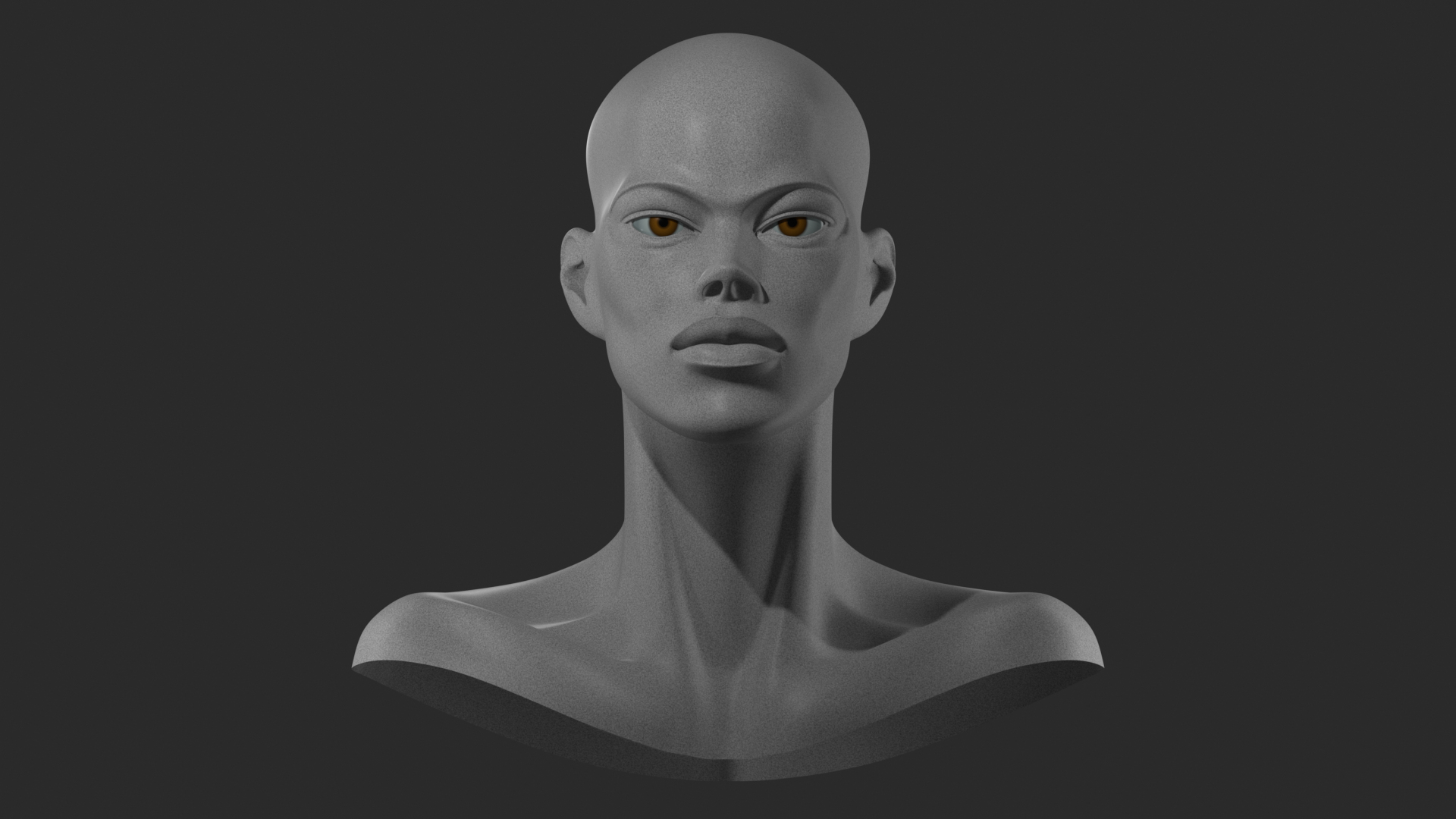 3D Young Woman Head - TurboSquid 2296133