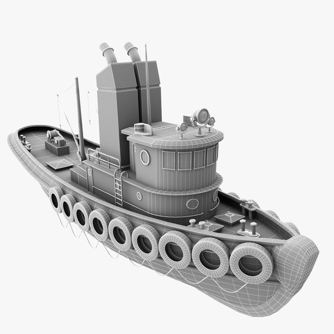 3d Model Tug Boat