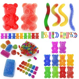 3D gummy sugar