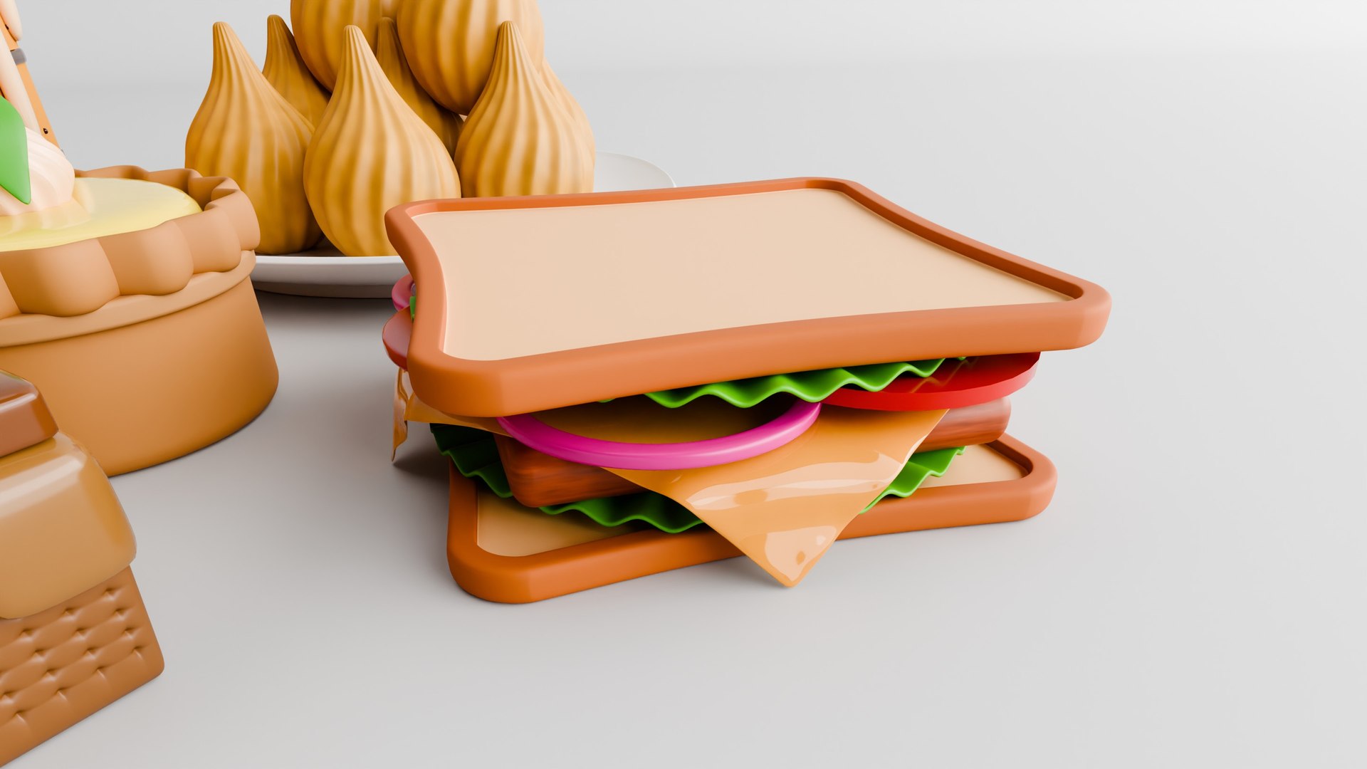 3D Delicious 3D Food Models Pack - TurboSquid 2414049