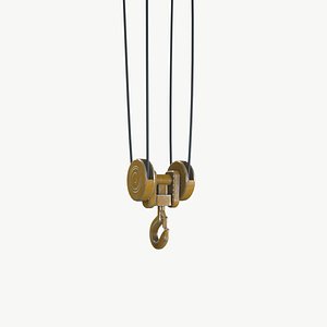Industrial Hook 3D model