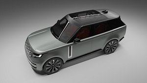 RANGE ROVER 2022 SV MATTE GREY 3D model