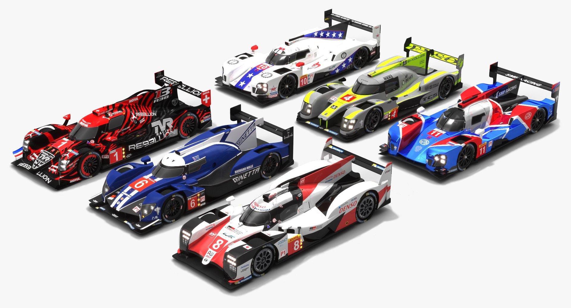 pack wec season 2018-19 3D model https://p.turbosquid.com/ts-thumb/15/8eRK54/UNcia4sQ/prev01sw/jpg/1543673693/1920x1080/fit_q87/e9a5335b609c6a407f59ef66dfcb7abbe25f5e12/prev01sw.jpg
