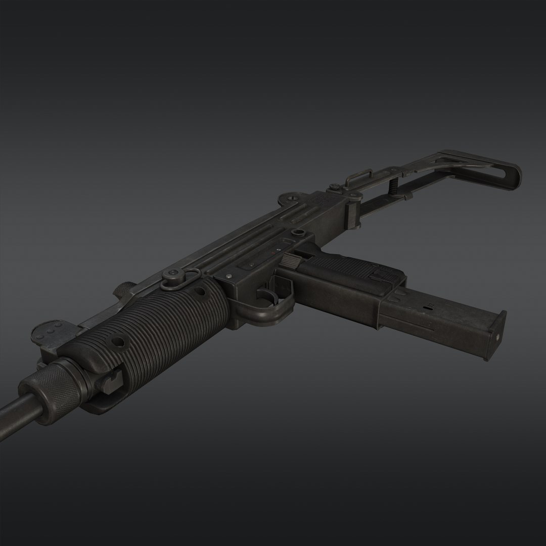 Uzi Submachine Gun 3d Model