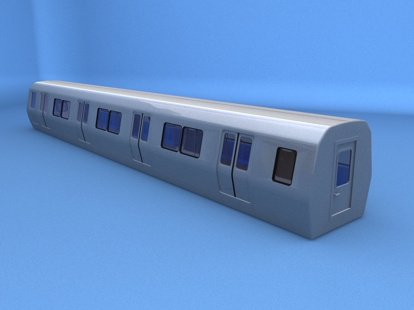 3ds Max Subway Train
