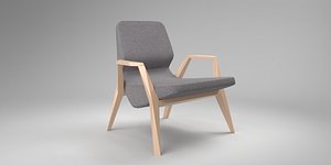 interior prostoria oblique grey 3D