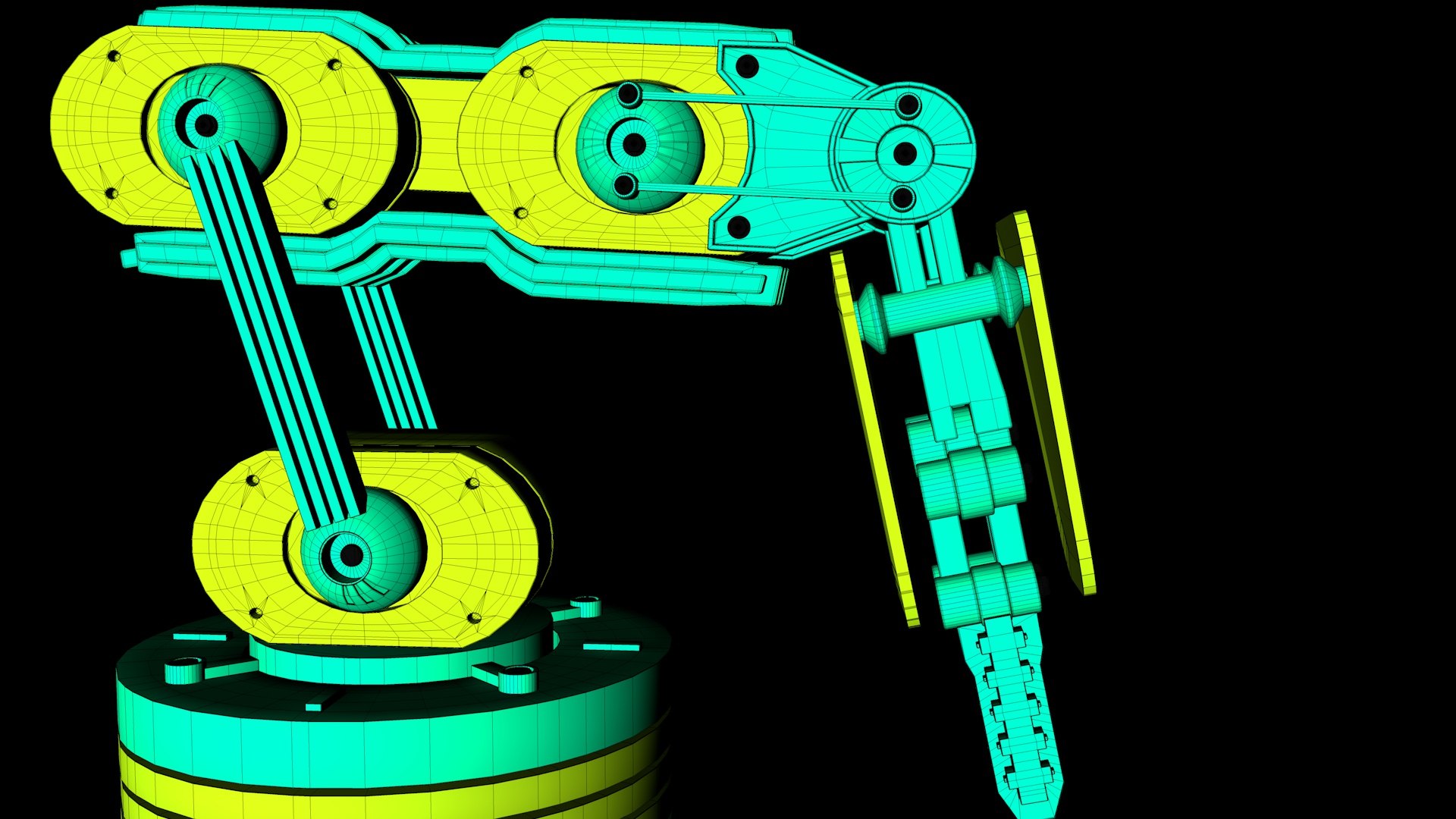 3D Rigged Robotic Arm - TurboSquid 1618799