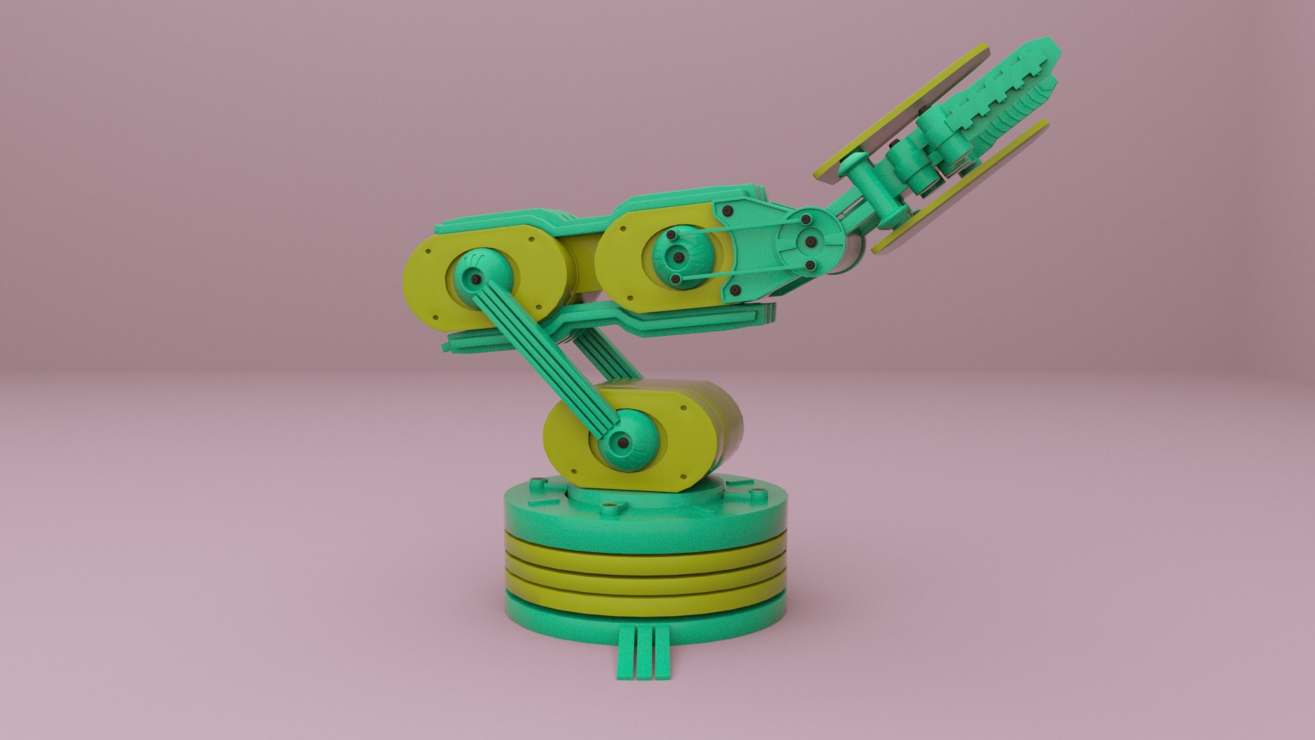 3D Rigged Robotic Arm - TurboSquid 1618799