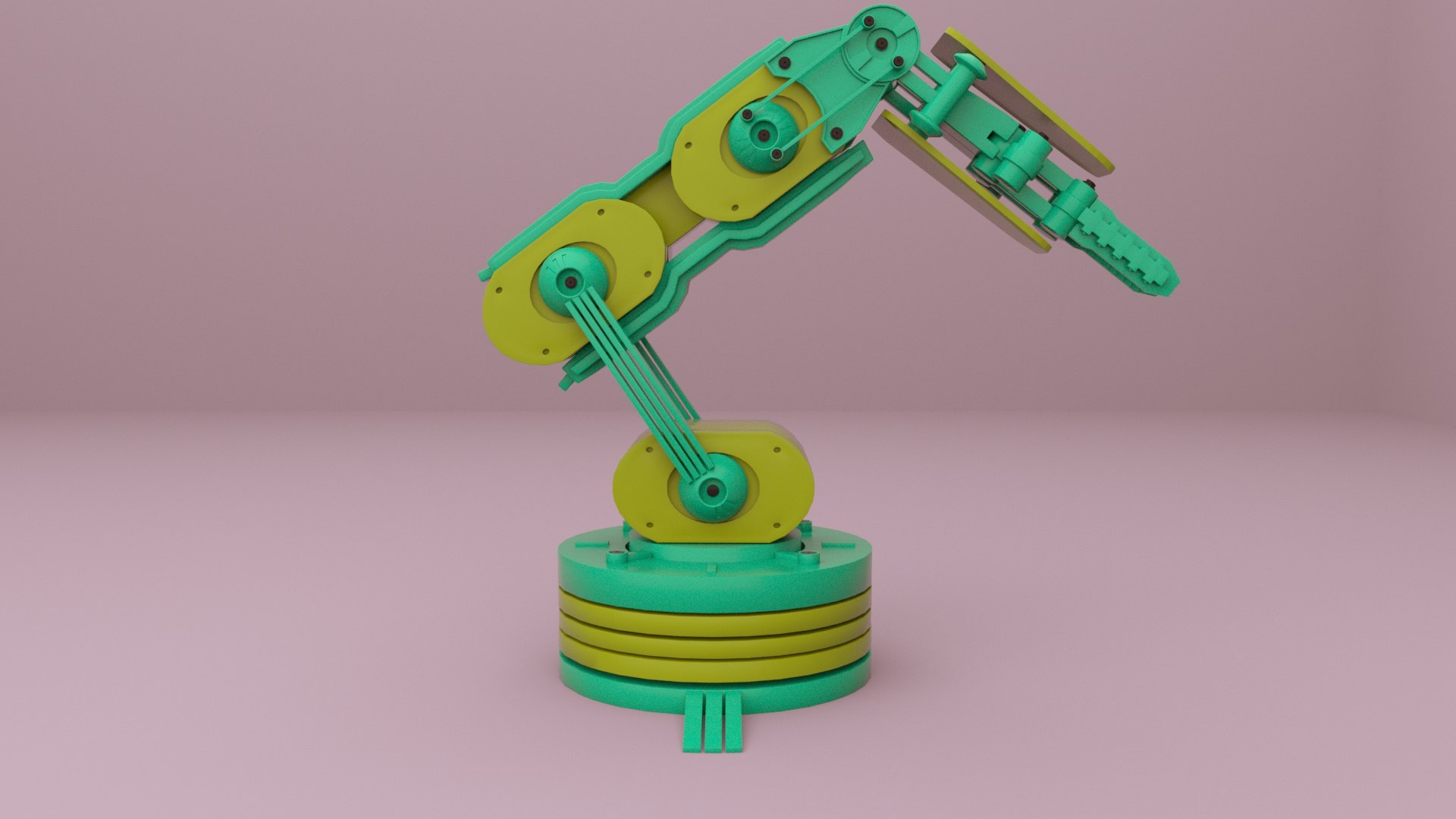 3D Rigged Robotic Arm - TurboSquid 1618799
