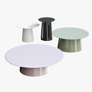 circula tall side table 3D