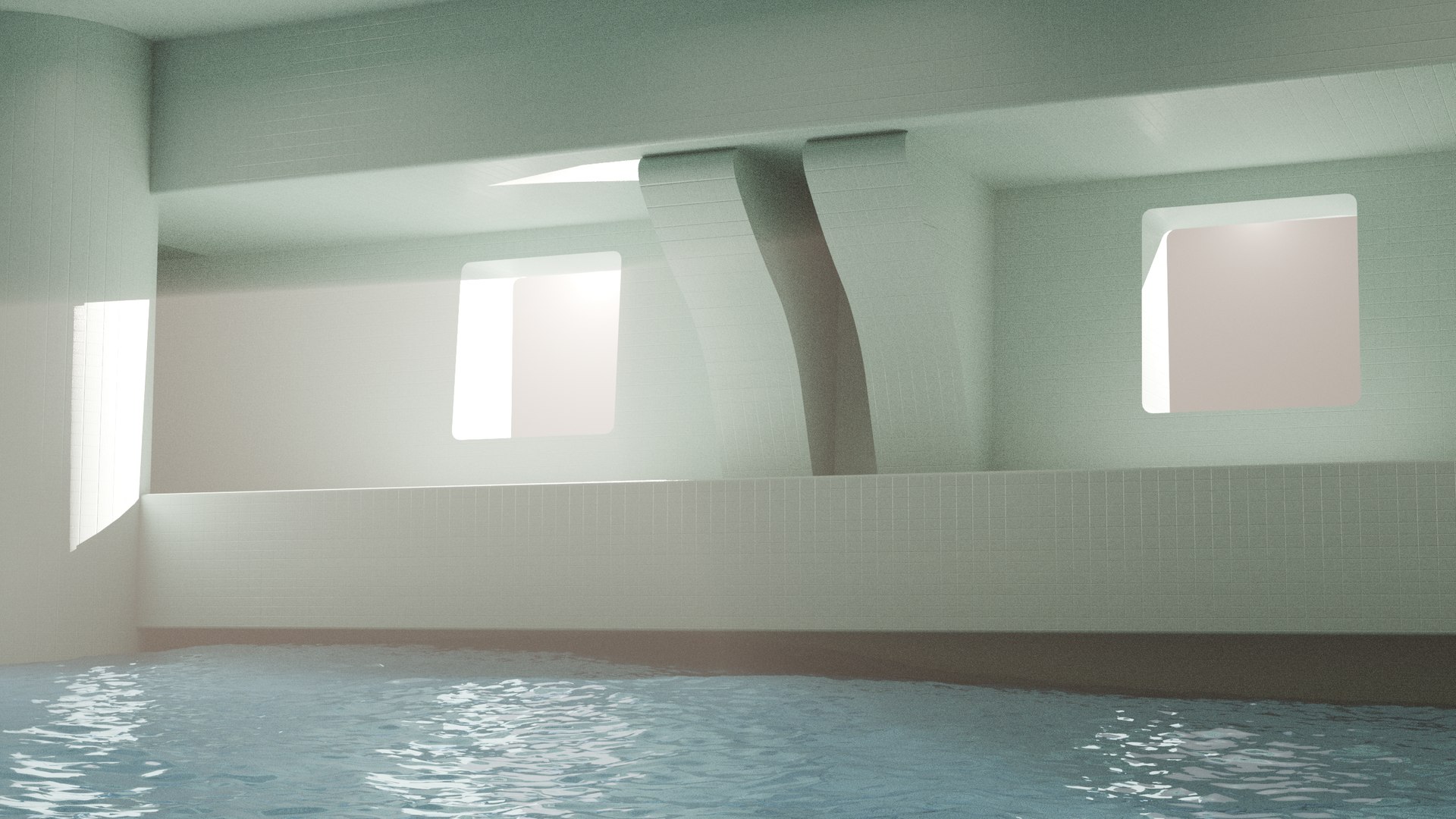 Backrooms Water Level 3D Model TurboSquid 2483559