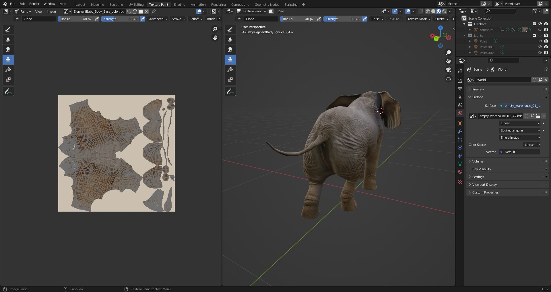 Baby Elephant Rigged and Animation Unity V02 3D model - TurboSquid 2013992