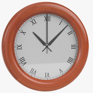 wall clock living room 3D model