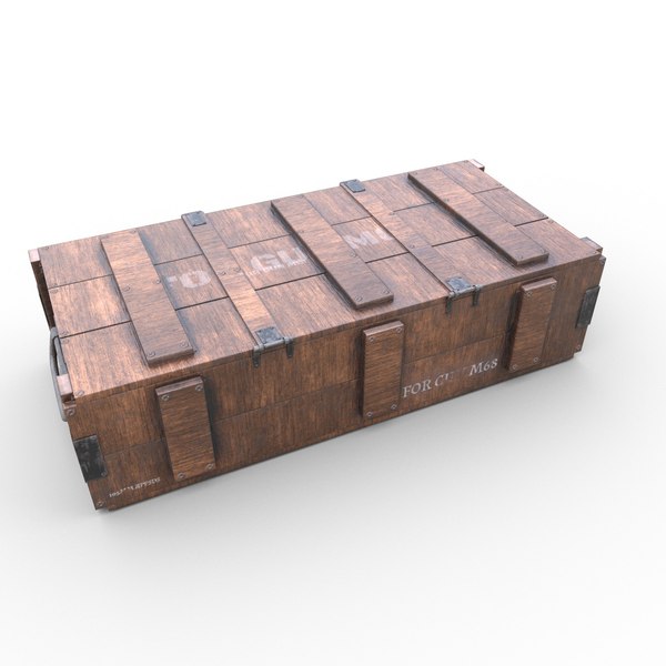 Ammo crate02 3D model - TurboSquid 1585860