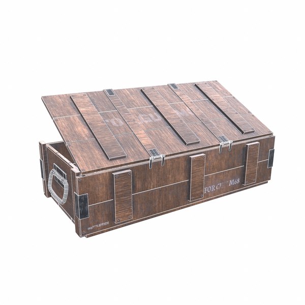 Ammo crate02 3D model - TurboSquid 1585860