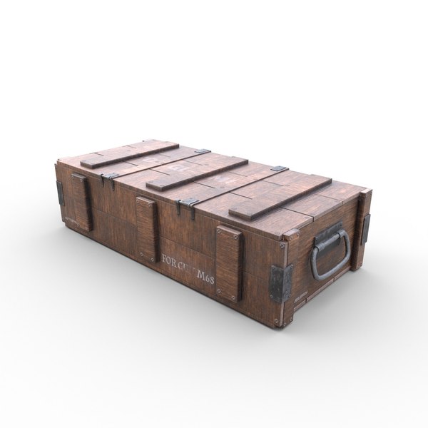 Ammo crate02 3D model - TurboSquid 1585860