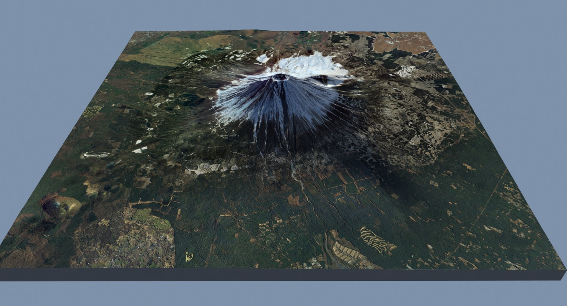Mount fuji 30 x 3D model - TurboSquid 1277333