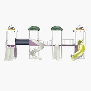 Playground or Water park slides 3D