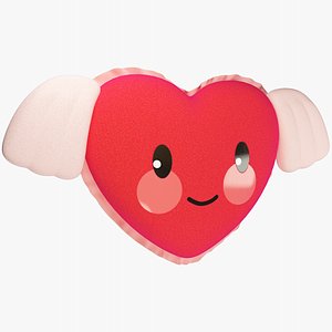 3D stuffed heart