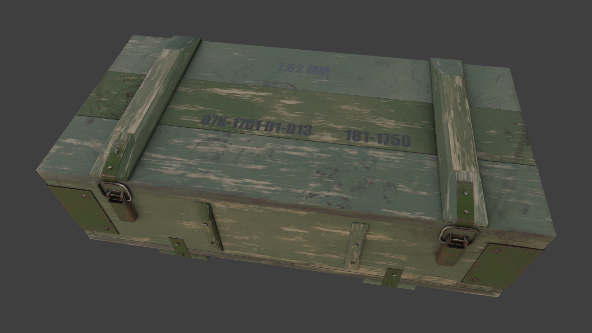 3D model Old militry box - TurboSquid 2053672