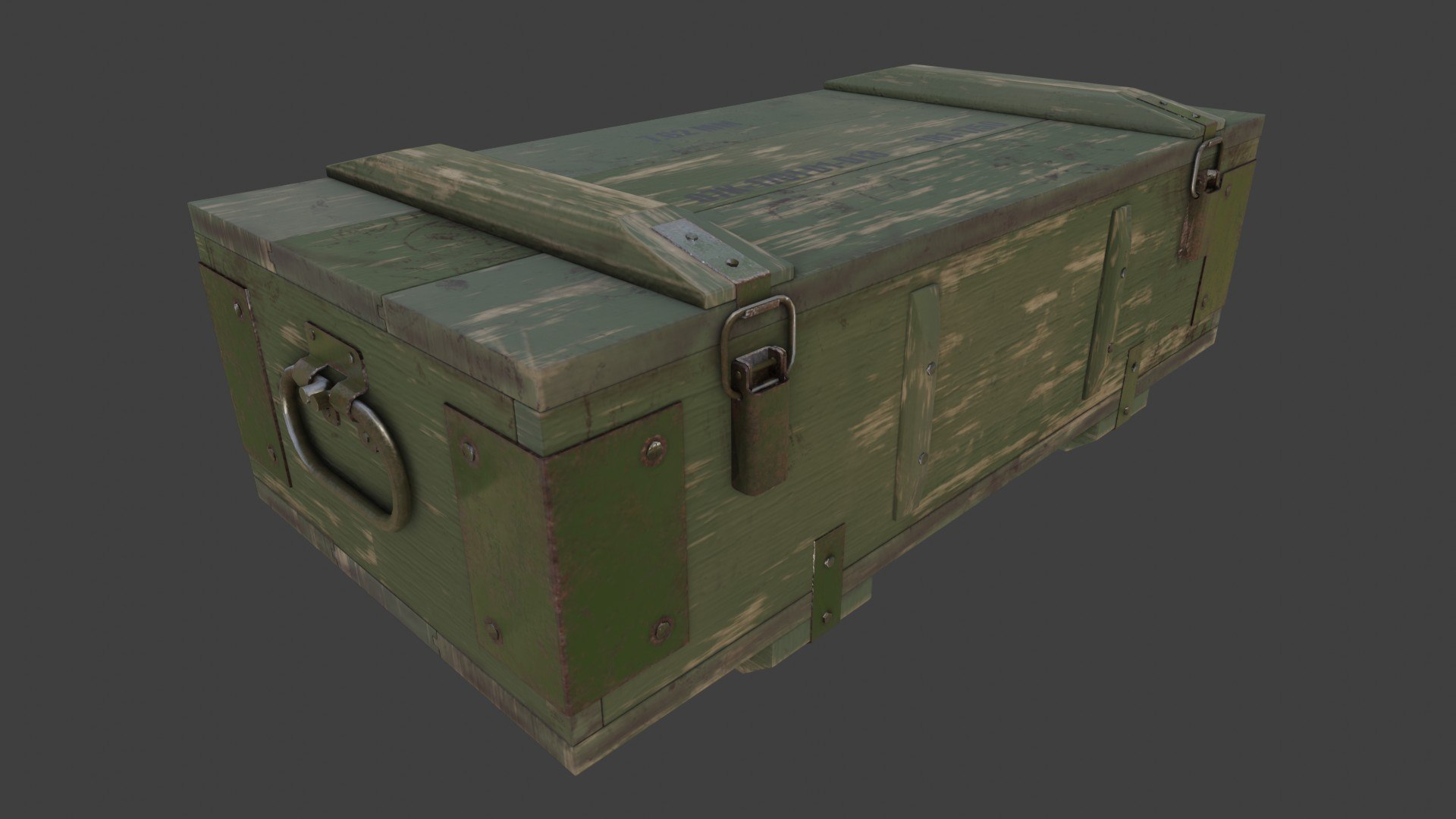 3D model Old militry box - TurboSquid 2053672