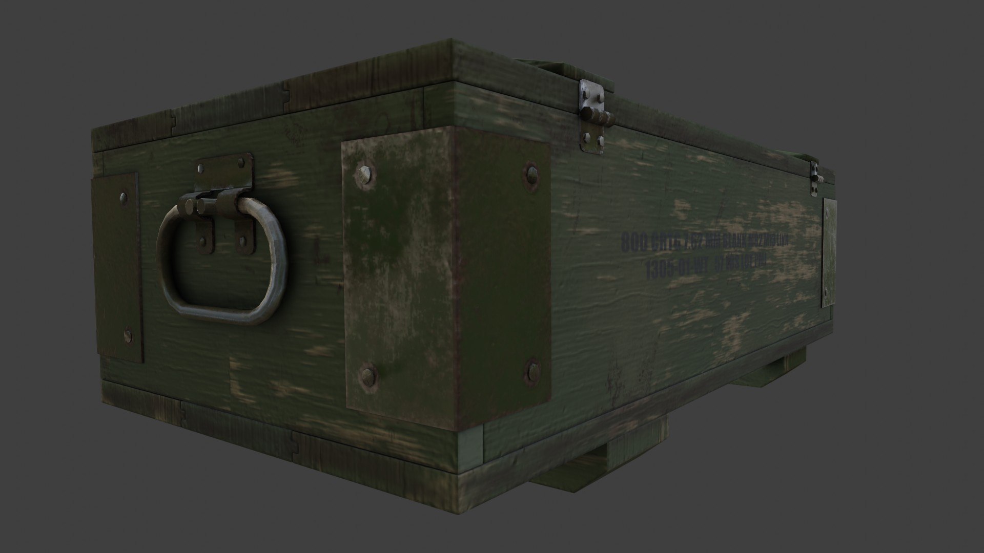 3D model Old militry box - TurboSquid 2053672