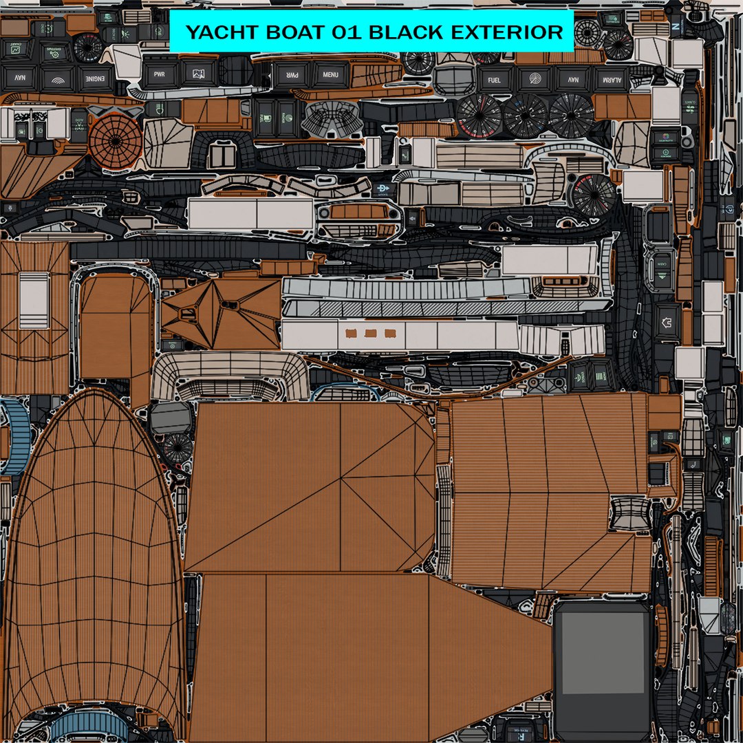 Yacht Boat 01 Black Rig Interior All PBR Unity UE Textures 3D model https://p.turbosquid.com/ts-thumb/15/jNobiB/Ia/yachtboat01blackexterioruvs/png/1783233621/1920x1080/fit_q87/3326a973d3f5c8734741016671821f4035125058/yachtboat01blackexterioruvs.jpg