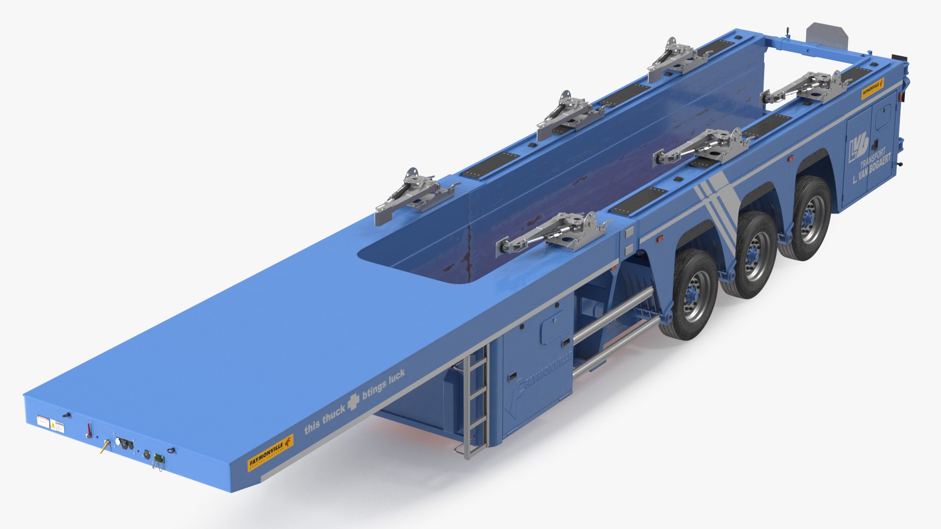 Faymonville Prefamax ILO 3 Innenlader Semi Trailer 3D model preview