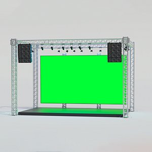3D Concert Stage 10 model