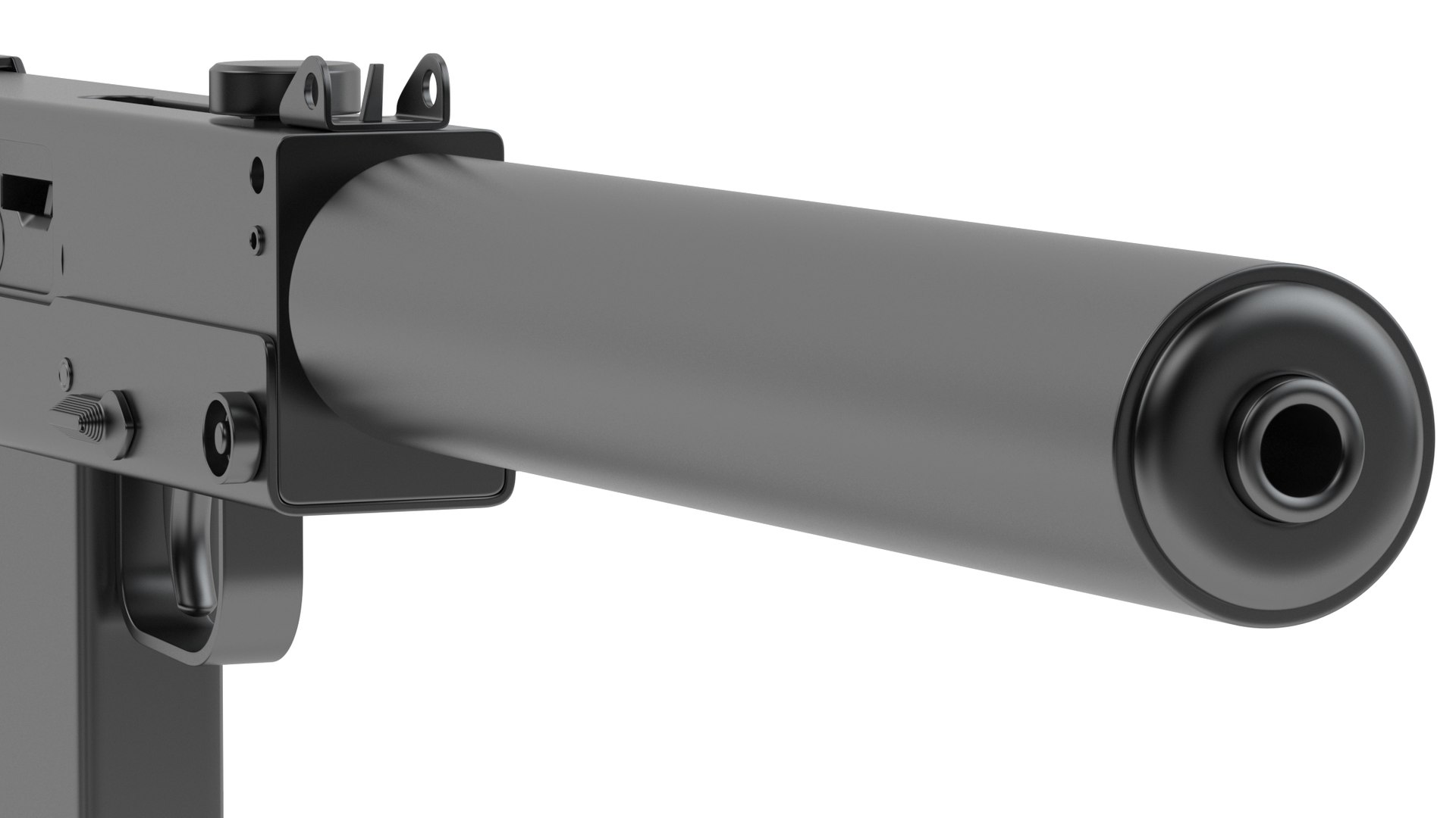 3D MAC-11 Machine Pistol - TurboSquid 2032925