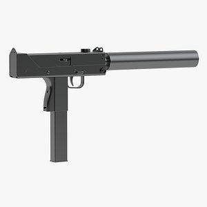 3D MAC-11 Machine Pistol