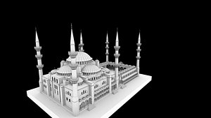 3D sultan mosque turkey