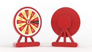 3D Wheel of Fortune model