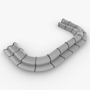 Parametric Urban Bench 05 3D model