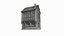Medieval architecture urban buildings