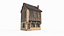 Medieval architecture urban buildings