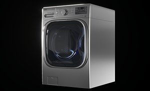 3D lg washing machine model