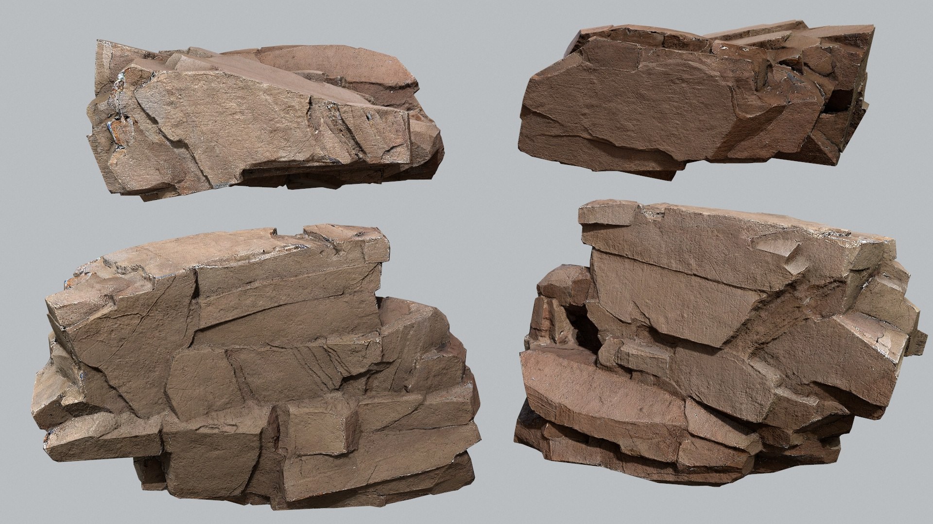 Desert Rocks 3D Model - TurboSquid 2218577