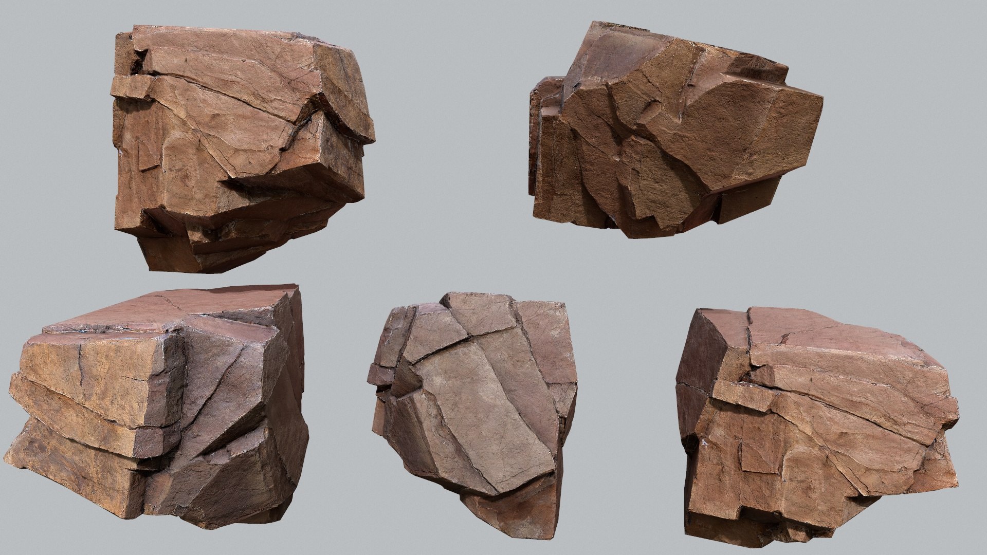 Desert Rocks 3D Model - TurboSquid 2218577