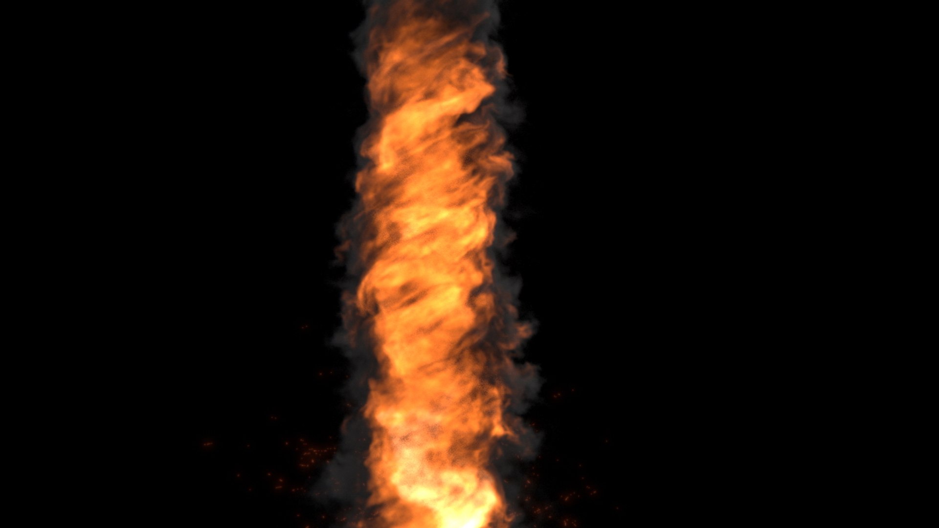 3d Model Houdini Asset Tornado