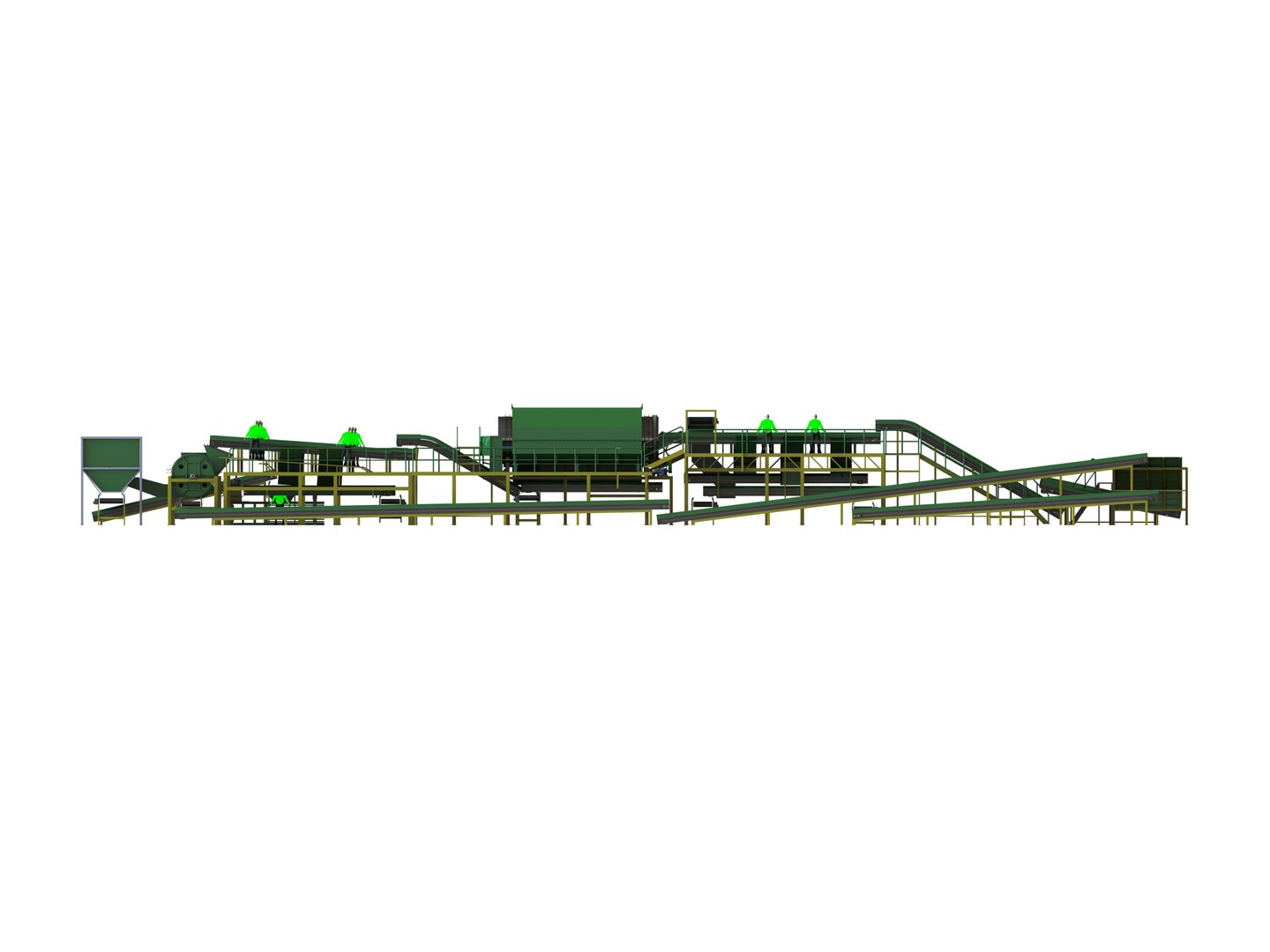 Sorting Plants For Municipal Solid Waste 3D - TurboSquid 2156615