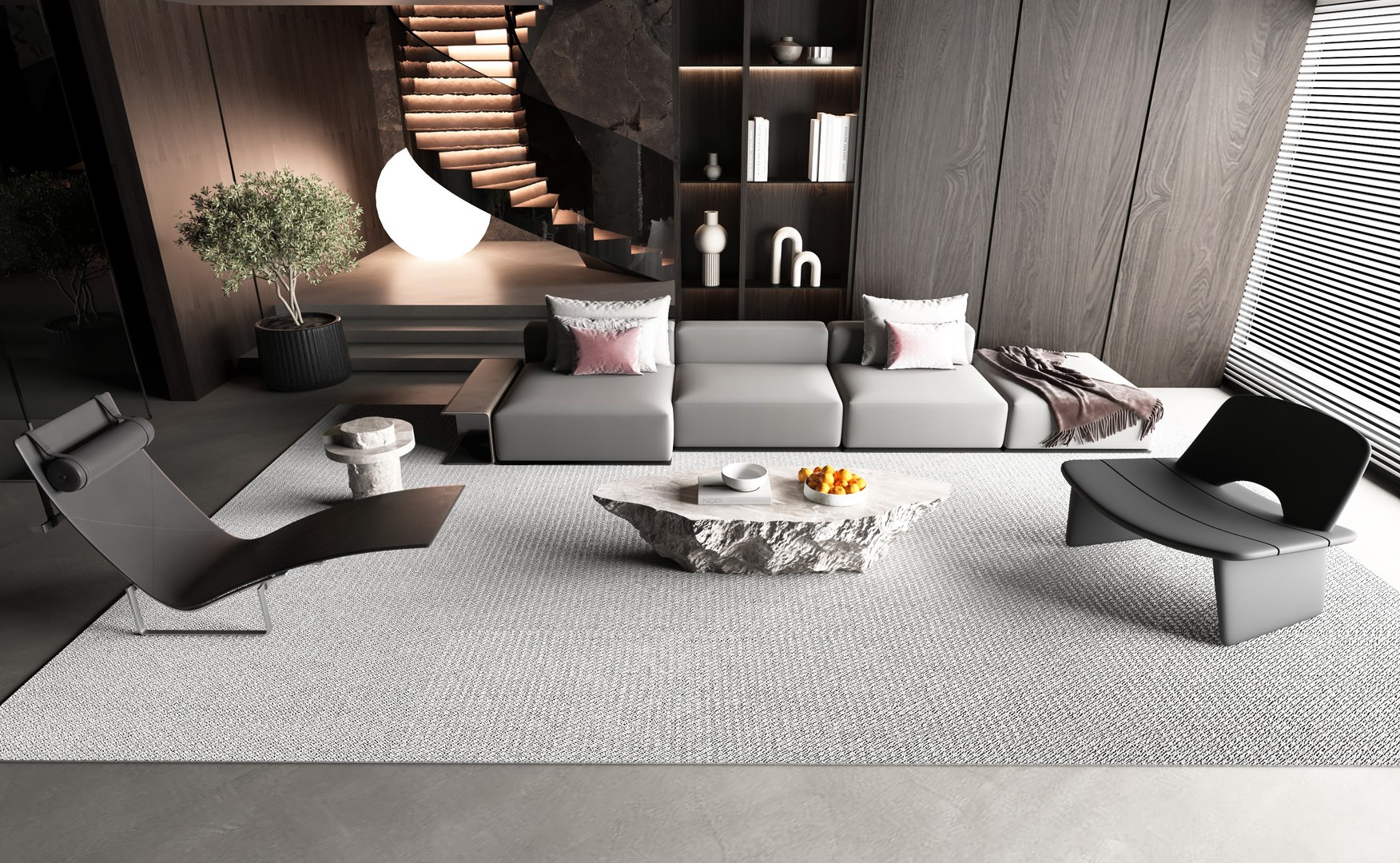 Modern Living Room 3D Model - TurboSquid 2107858