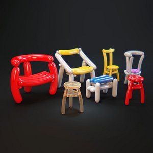 3d model of seung-jin-yang-chair