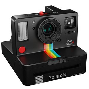 3D Polaroid Camera Black